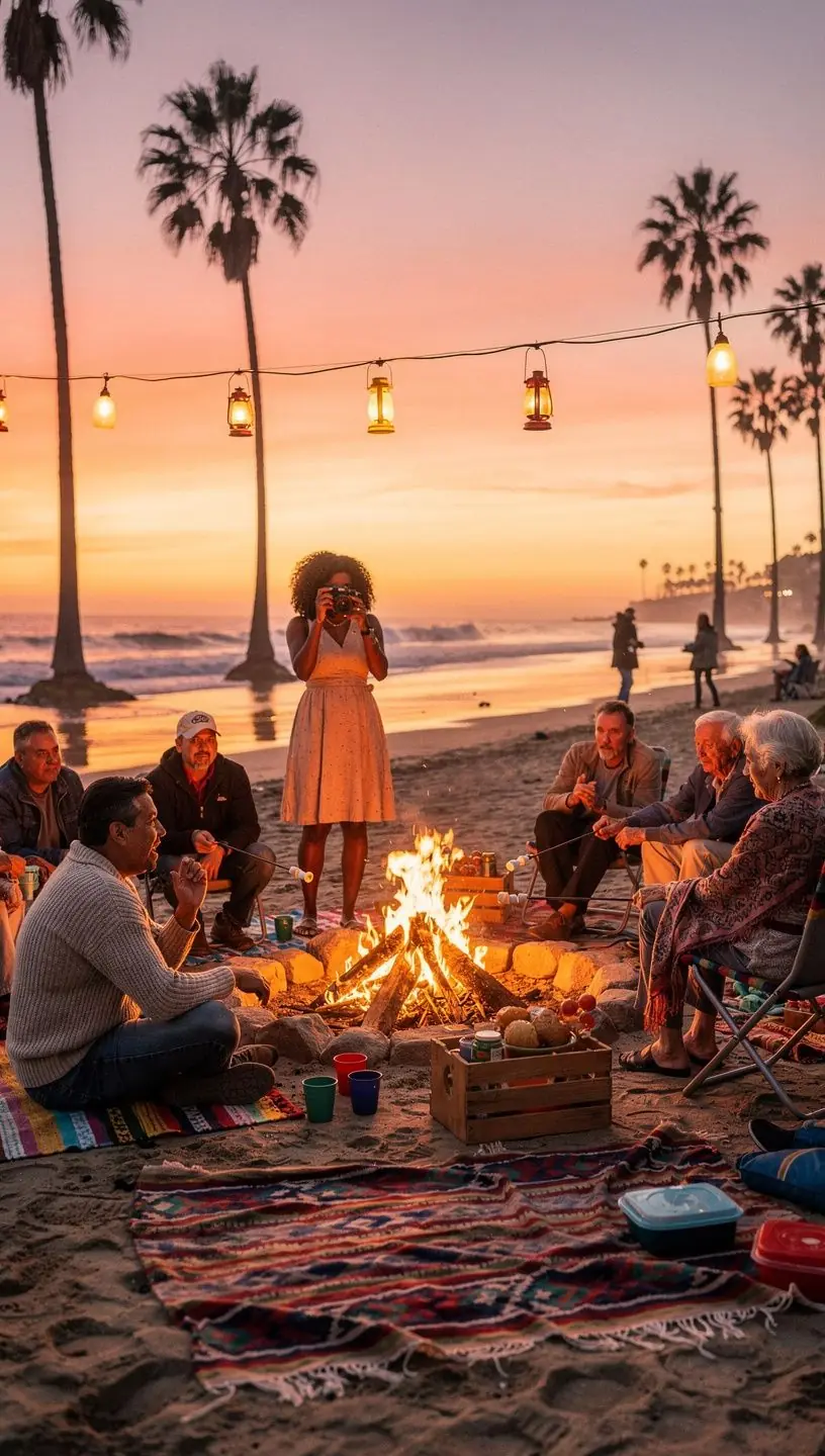 Professional woman interviewing a local expert in a bright office setting for a blog feature